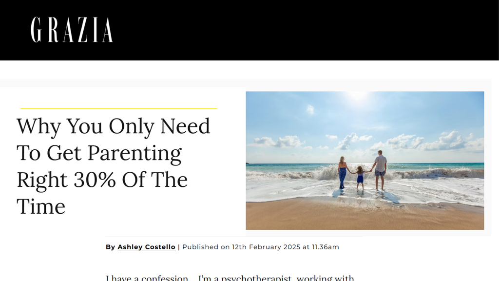 Grazia Daily parenting 30 percent feature